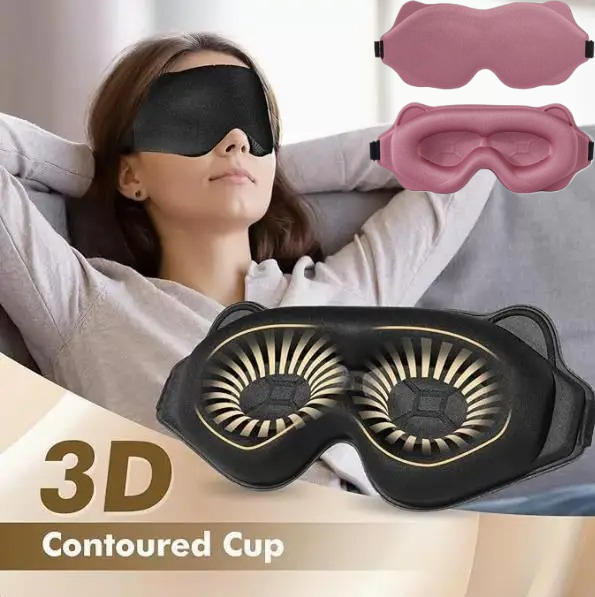 Sleep Eye Mask 3D - Sleeping Mask Block Out Light 3D