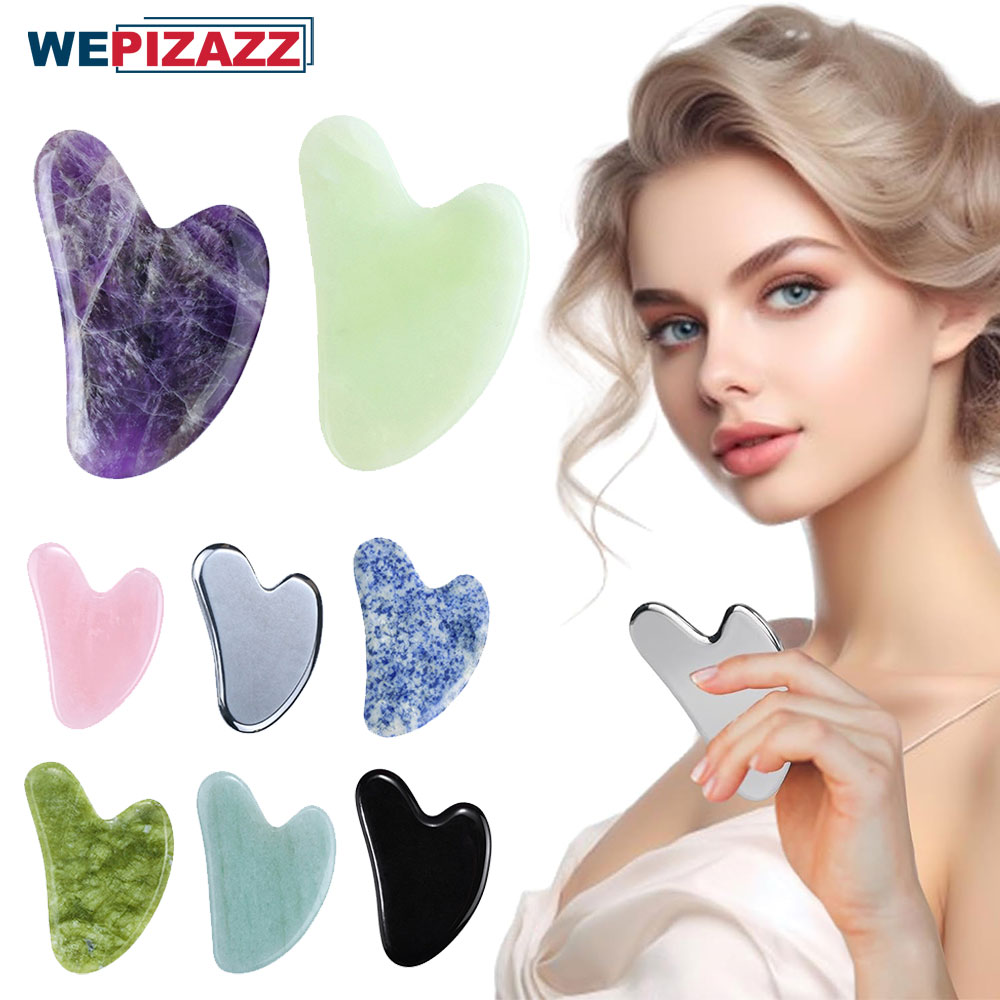 Jade Gua Sha Tool - Gua Sha Facial Tools Stone for