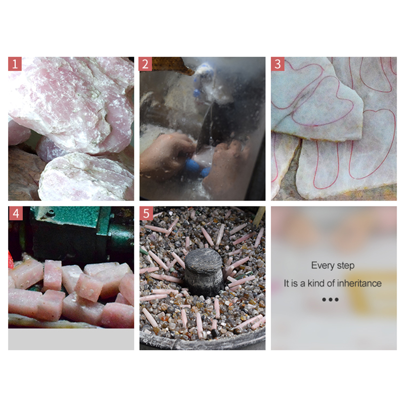 Natural Rose Jade Gouache Scra - đánh giá và giá Jade Gua Sha Tool