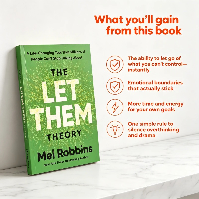 The Let Them Theory By Mel Rob - đánh giá và giá Health & Wellness Vector