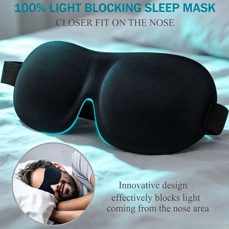3D Sleep Mask Blindfold 2pcs S - đánh giá và giá Sleep Eye Mask 3D