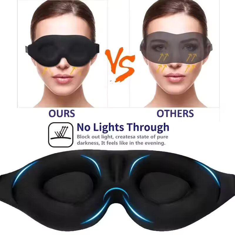 3D Sleeping Mask Block Out Lig - đánh giá và giá Sleep Eye Mask 3D
