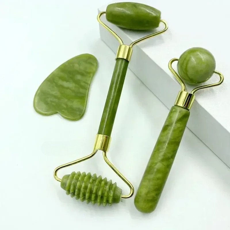 Natural jade roller massager,  - đánh giá và giá Jade Gua Sha Tool