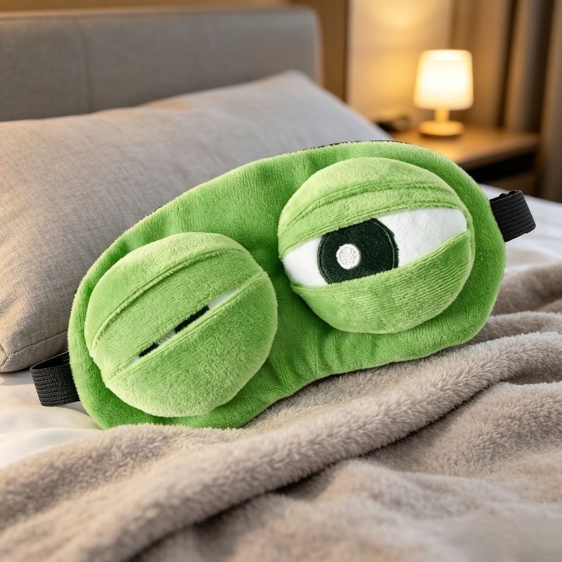 Funny 3D Frog Sleep Eye Mask S - đánh giá và giá Sleep Eye Mask 3D