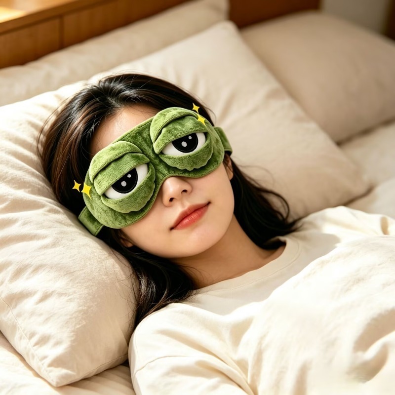 Funny 3D Frog Sleep Eye Mask S - đánh giá và giá Sleep Eye Mask 3D