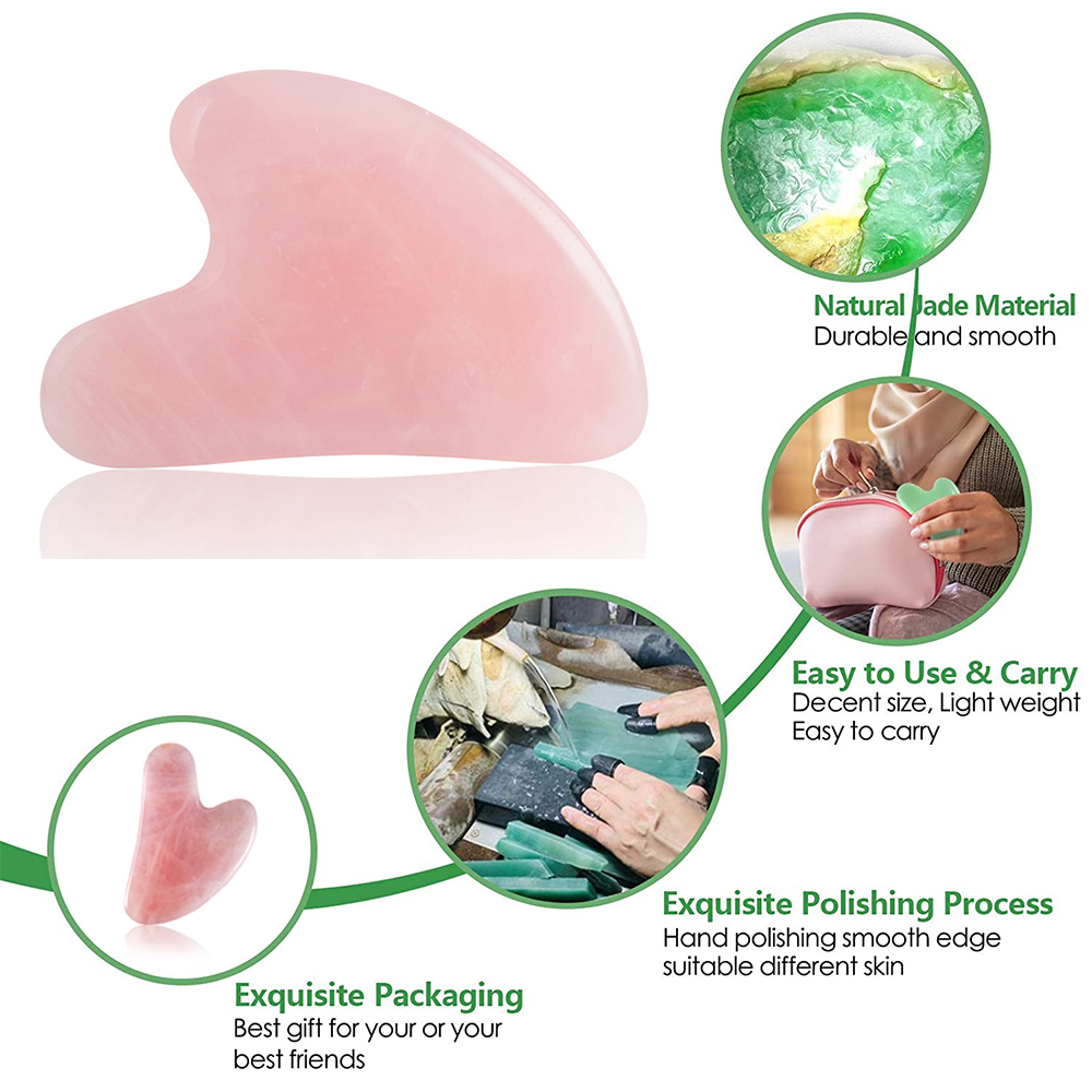 Gua Sha Facial Tools Stone for - đánh giá và giá Jade Gua Sha Tool