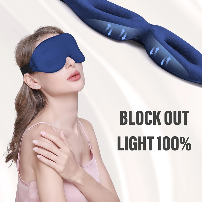 3D Night Sleep Eye Mask Breath - đánh giá và giá Sleep Eye Mask 3D