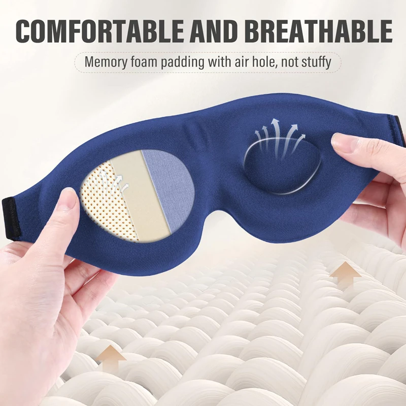 3D Night Sleep Eye Mask Breath - đánh giá và giá Sleep Eye Mask 3D