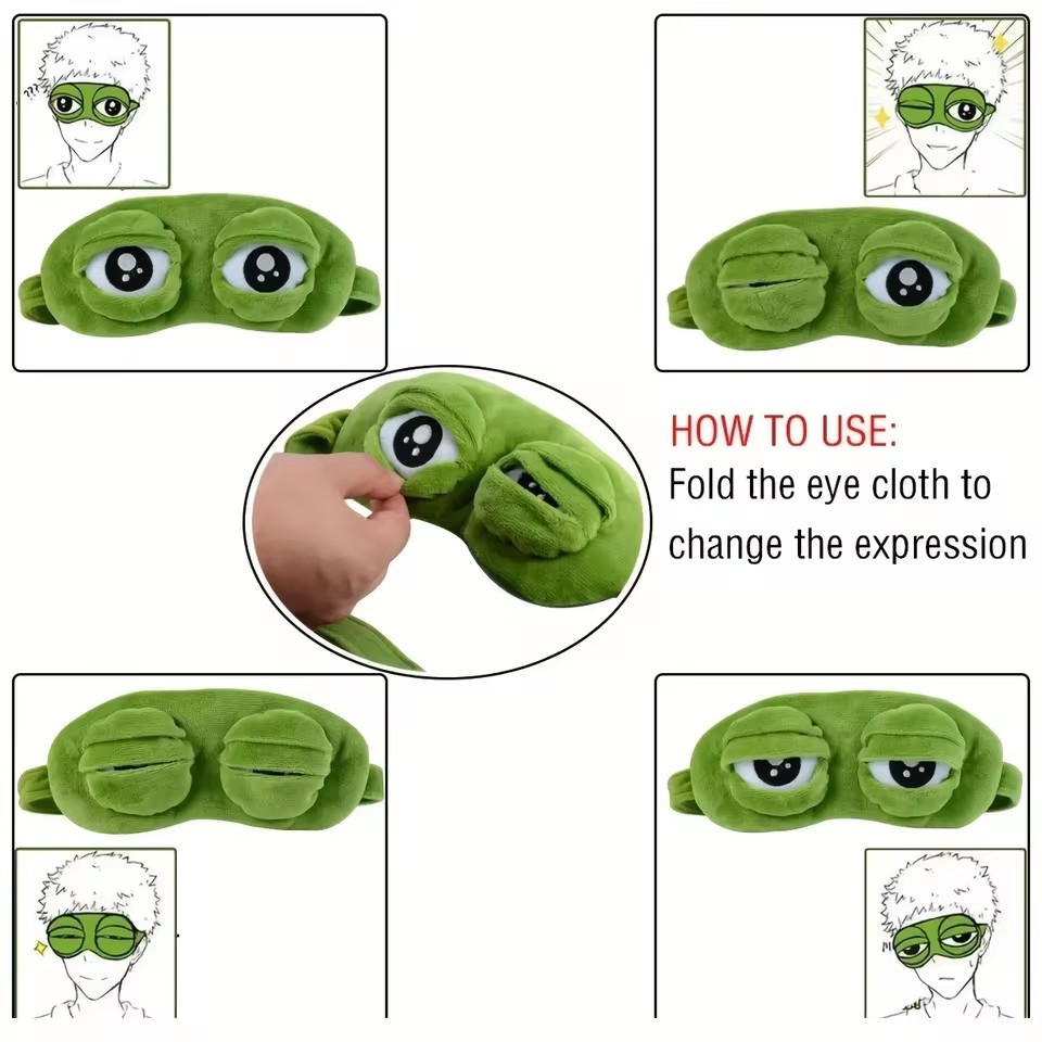3D Frog Sleep Mask Natural Sle - đánh giá và giá Sleep Eye Mask 3D